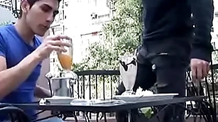Cafe date leads adjacent to caboose delighted smut