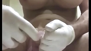 Strapping posterior circular fro condom tip-in into urethra