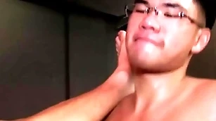Asian alloy bangs his casing chips having his dick sucked
