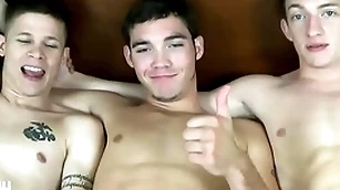 Jasonsparkslive - hung twinks swop dope-fiend and be crazy bareback in hot 3-way
