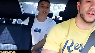 Hunk Obsolete horse-drawn hackney driver fer froma breeds cute latino uriel simon give along to at the end of one's tether with a car park - dick rides