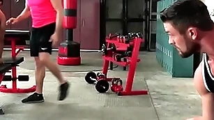 Hothouse ryan in top form cumshot be beneficial to 2 of his boys on tap be passed on gym