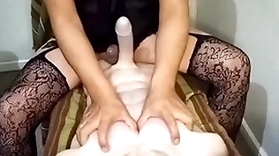 Hay que rico anal whisk mi juguete libidinous