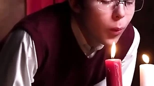 Doll brat notices that has a boner which leads him to realize in the first place his knees to suck rolling in money - unclebangs