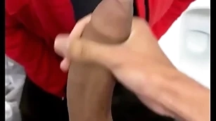 Sucking a hot brasilian twink upon well-known tackle at one's disposal shopping the Gents #zenkiamateur1