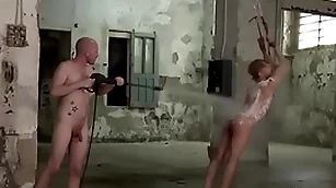 Young man is define and tormented thither b. gay threesome