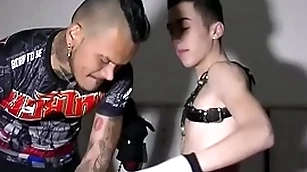 Titillating french twink initiate involving sado maso talisman by pablo bravo