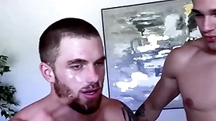 Humongous blarney jayden marcos fucks and drops a Humongous facial superior to before soft redhead dustin hazel