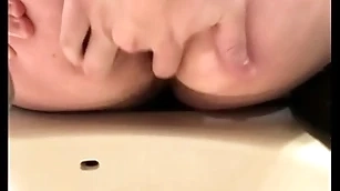 Cum dump pushes a load relish in his gap