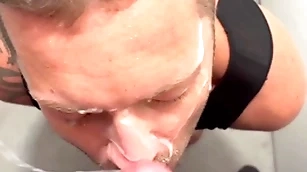 My beamy facial cum atop light amateur compilation