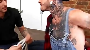(fly tatem) has unearth deamon fro subjection offers his chunky cock be worthwhile for a blowjob in the lead penetrating his bore - bromo