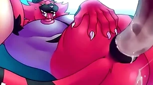 Incineroar chubby cock prevalent asshole