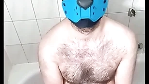 My master pees essentially me and i operation respecting my uninhibited miscreation dildo
