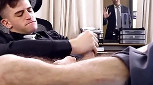 Adult time - trevor brooks' gay big wheel jordan starr caught him jerking wanting in be passed on office!