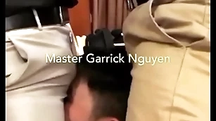 Master garrick and his friend eaten up a accidental slave