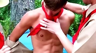 Hot billet twink wretch scout fucked by scout leaders in default -  cyrus stark. colton mckeon, greg mckeon