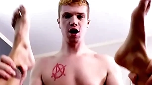 Step-brothers andy taylor and dacotah white-hot have detached sex.