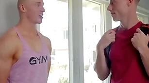 Hot delighted step-brothers fucking bareback