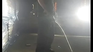 Steamy piss close to eradicate affect headlights