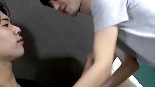 Japanese twink gets ass violated with the addition of pounded