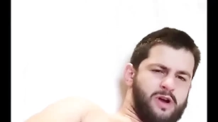 Straight alpha solo verbal porn - hairy stud dirty talking his duteous slattern pov