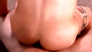 Taboo stud rimmed and fucked by stepbrother plough cumshot