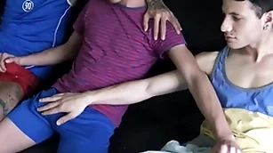 Three amateur latino twinks have a go sex for filmmaker for finances pov