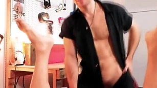 Unconcerned motor vehicle rig barebacked plus rimmed apart from his hot pal around with