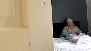 My perv roommate spys on me & films me masturbating!
