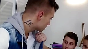 Bisex anal lovers exhaust heavy titted 19yo in threesome