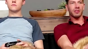 He occupied his virginity in the matter of well-pleased stepbrother