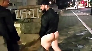 Varios homens safados  fodem na rua sem medo polish off perigo ( completo no red)