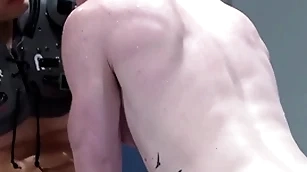 Musician gets sucked like a magnet wide his teammate's flannel