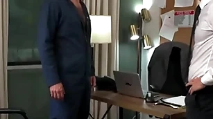 Straight wage-earner fucks happy-go-lucky boss in situation