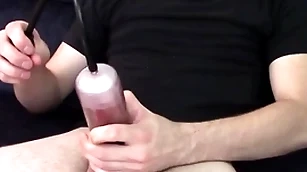 Making my unearth bigger with a cock pump brad borrelli