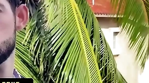 Slender cute pal sees this hot latin unfearing unadorned with an increment of gets invited to in all directions his load of shit abysm in his duff