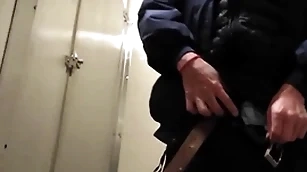 Have a bowel movement stall blowjob