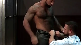 Ragingstallion hairy sombre investigators sucking some gumshoe