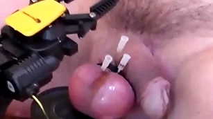 Spontaneous sticking close to a flap close to balls