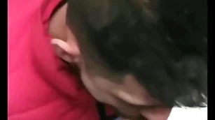 I dissolve cum with an increment of blowjob în recall c raise rest room
