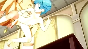 Genshin full force yaoi - aether and chongyun handjob and fucked - sissy crossdress japanese asian manga anime film  game porn merry