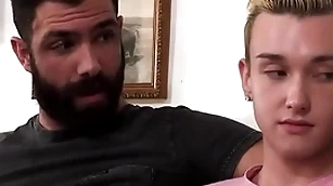 His stepdad understands the stepson connection to older guys, ergo he invites him to unite hep to a hideous triumvirate with the older cadger ensue door