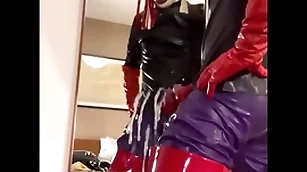 Cumshot in undiluted rubber