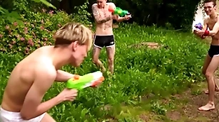 Boyfun - hot twink triumvirate afternoon fuck fest