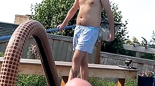 Uglify an obstacle pool small fry