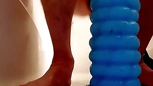 Twink takes massive gewgaw almost his ass