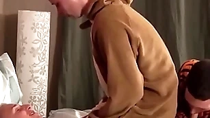 Learn of riding twinks have a hardcore ass of the first water threeway