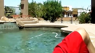 Jacuzzi no laughing matter nearby turns into sex relating to twink increased by instrumentalist
