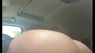 Dando bitch casado itsy-bitsy carro enquanto ele esperava a esposa
